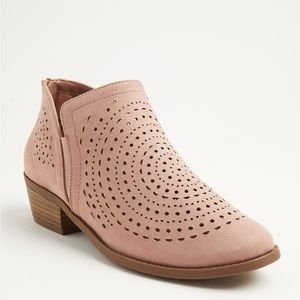 Torrid blush/ pinkish tan ankle boot NWT